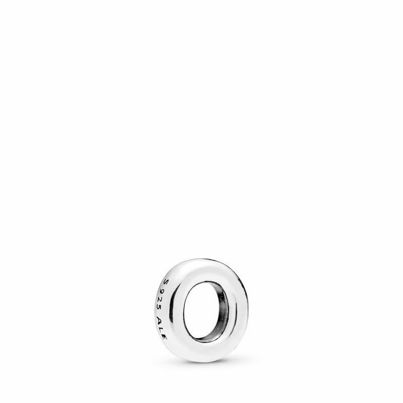 Pandora Letter O Petite Locket Charm Ireland - Sterling Silver - 456320BXQ